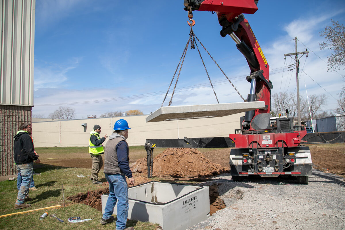 Site Work and Excavation for Electrical Project